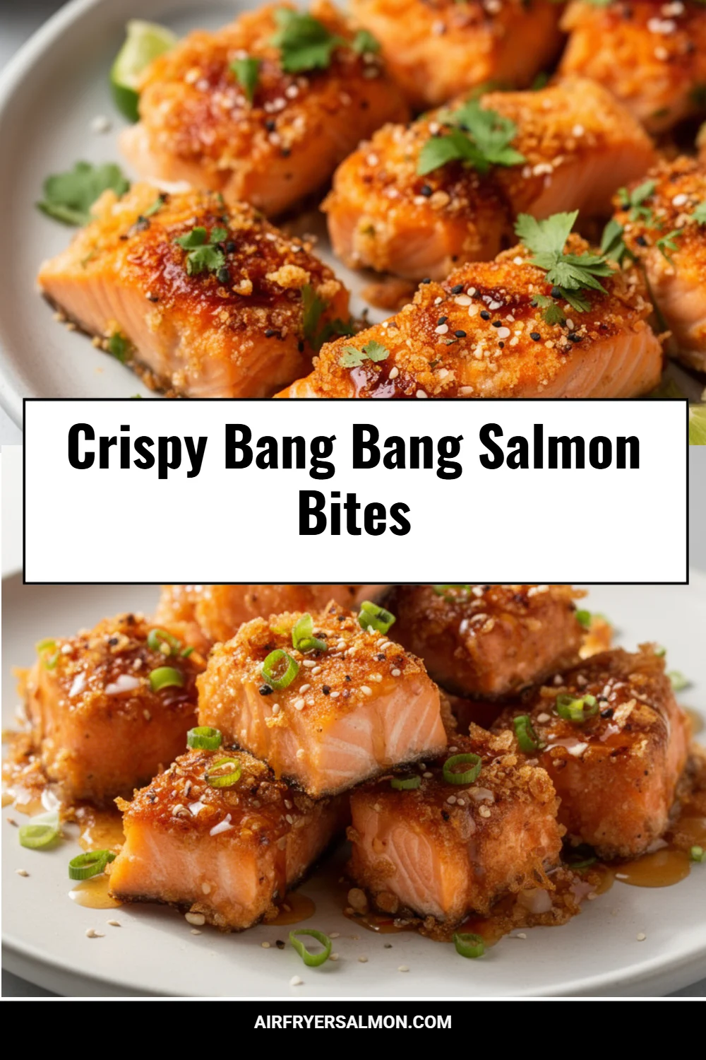 Crispy Bang Bang Salmon Bites