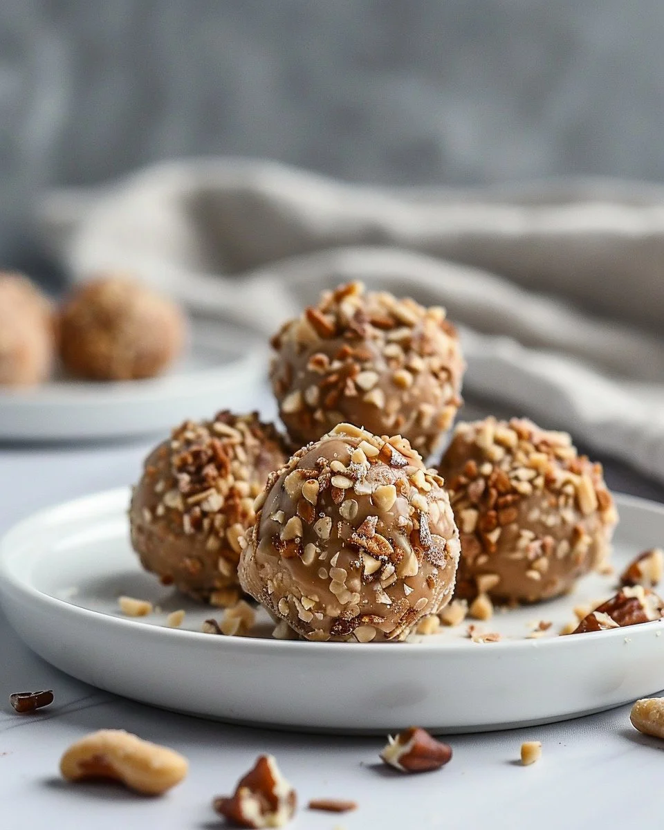 Frozen Greek Yogurt Peanut Butter Bites