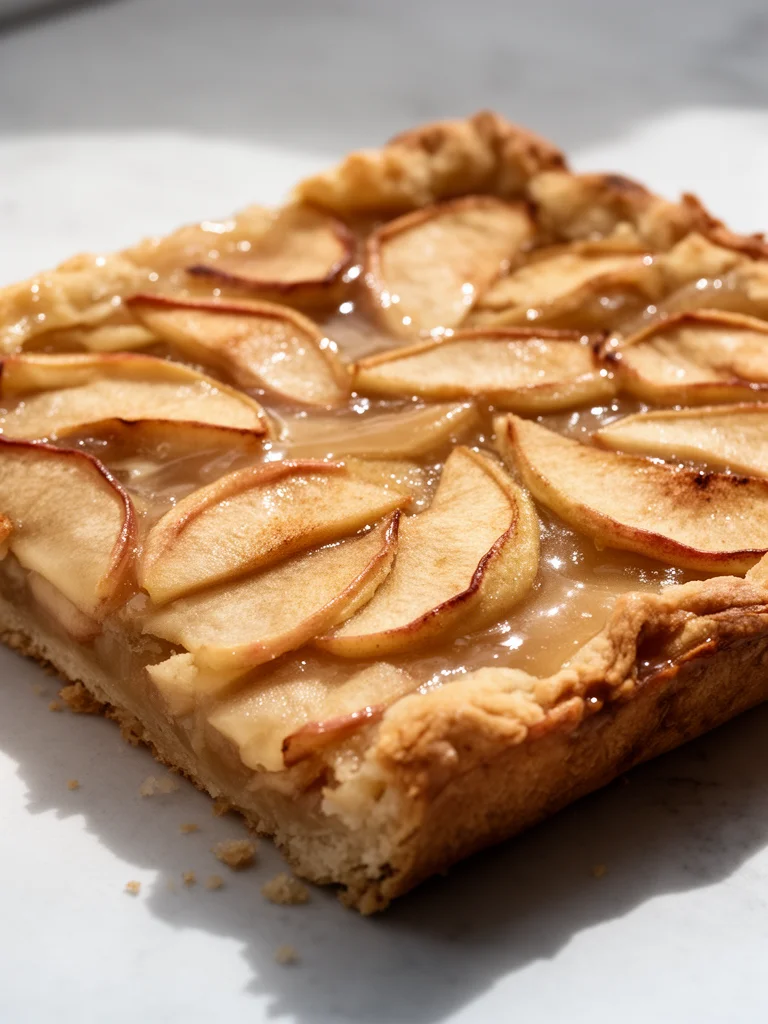 Glazed Apple Slab Pie