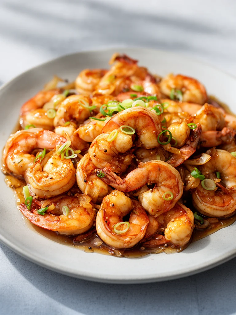 High-Protein Honey Garlic Shrimp