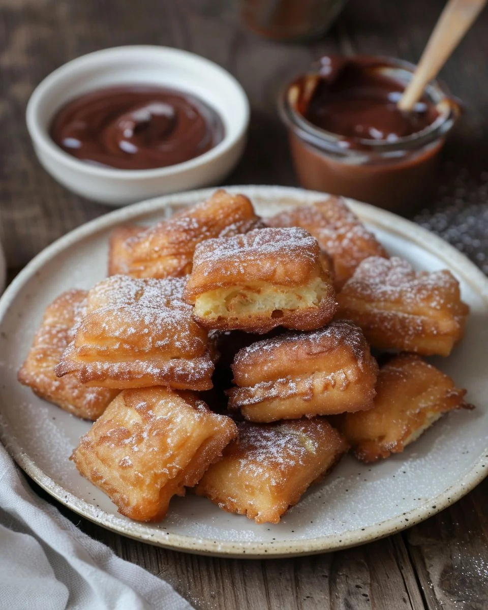 Homemade Churro Bites with Nutella