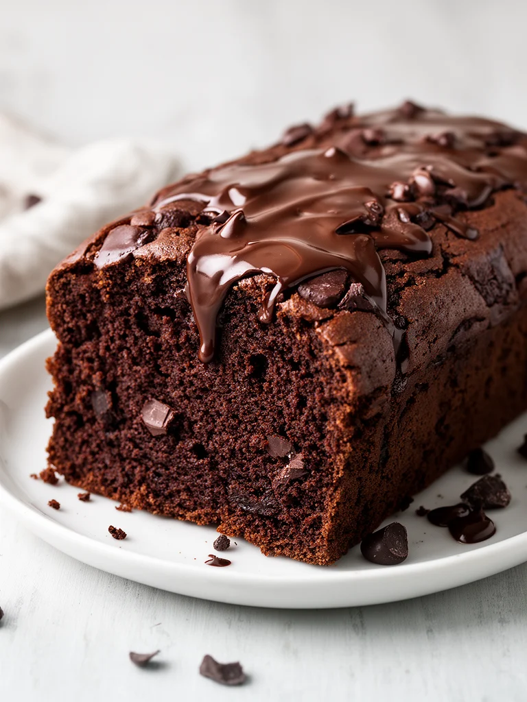 Hot Fudge Brownie Bread