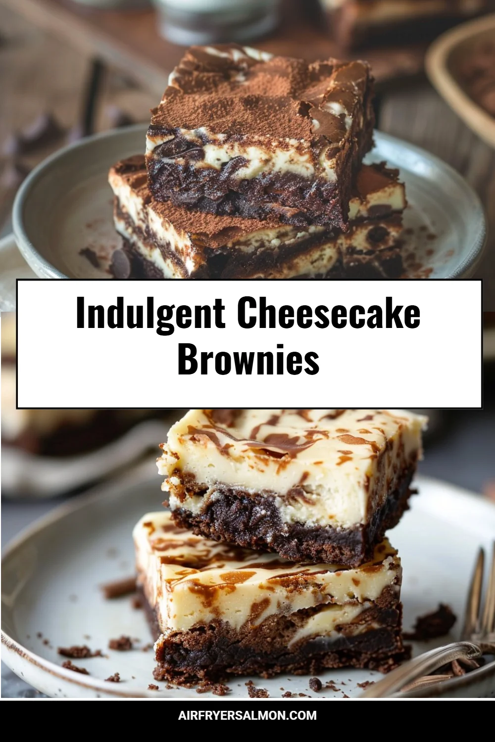 Indulgent Cheesecake Brownies
