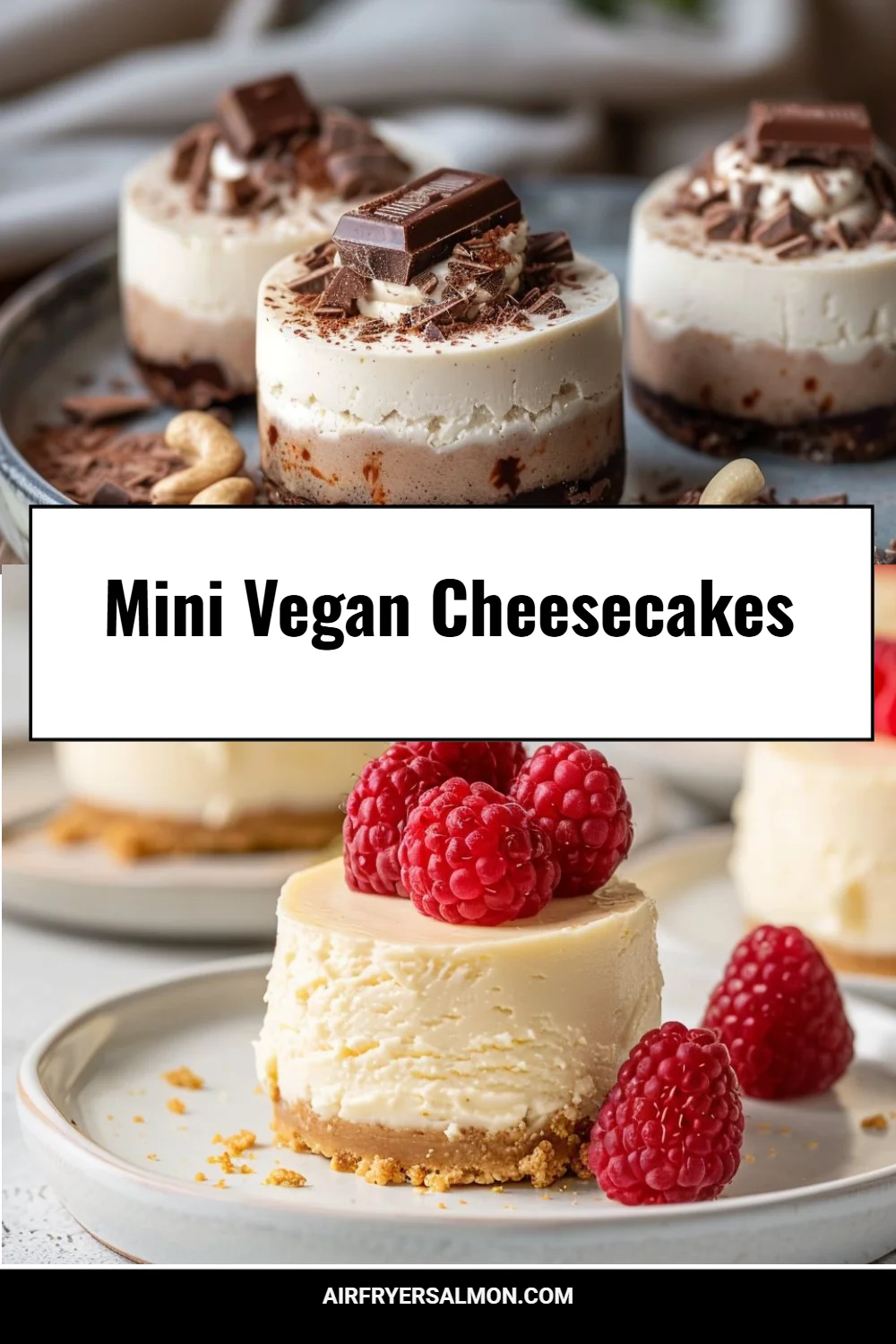 Mini Vegan Cheesecakes