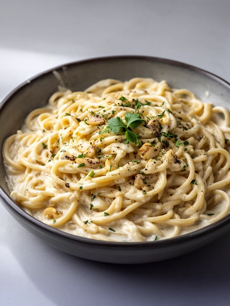 One Pot Creamy Garlic Pasta
