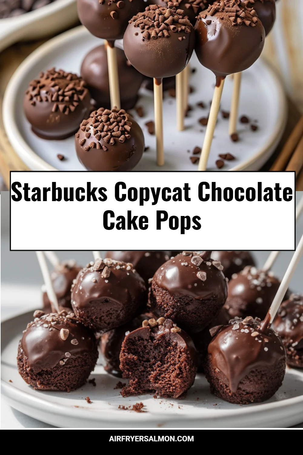 Starbucks Copycat Chocolate Cake Pops