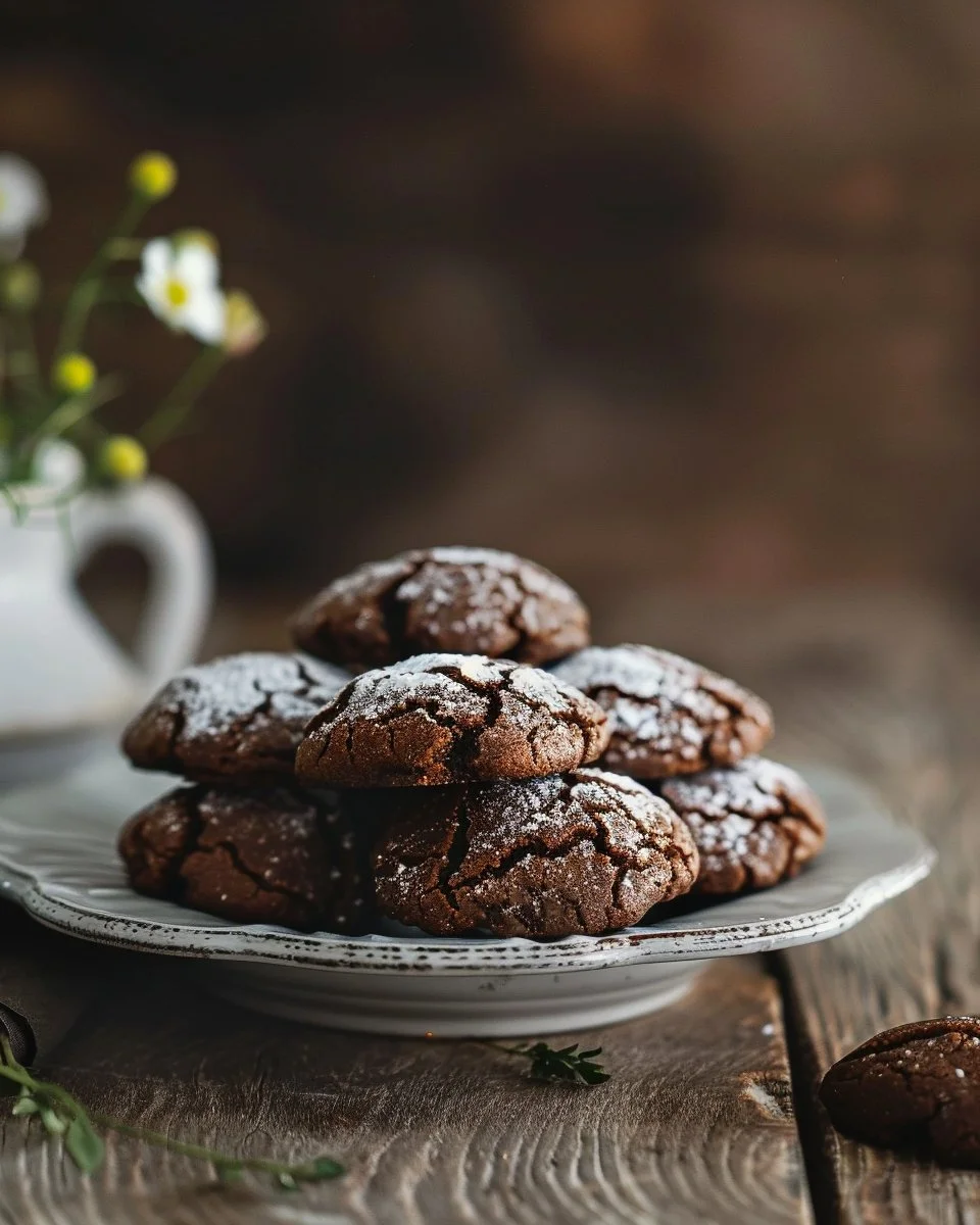The BEST Chocolate Crinkle Cookies Recipe