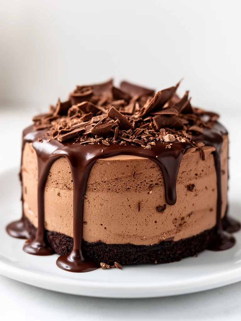Triple Chocolate Mousse Cake