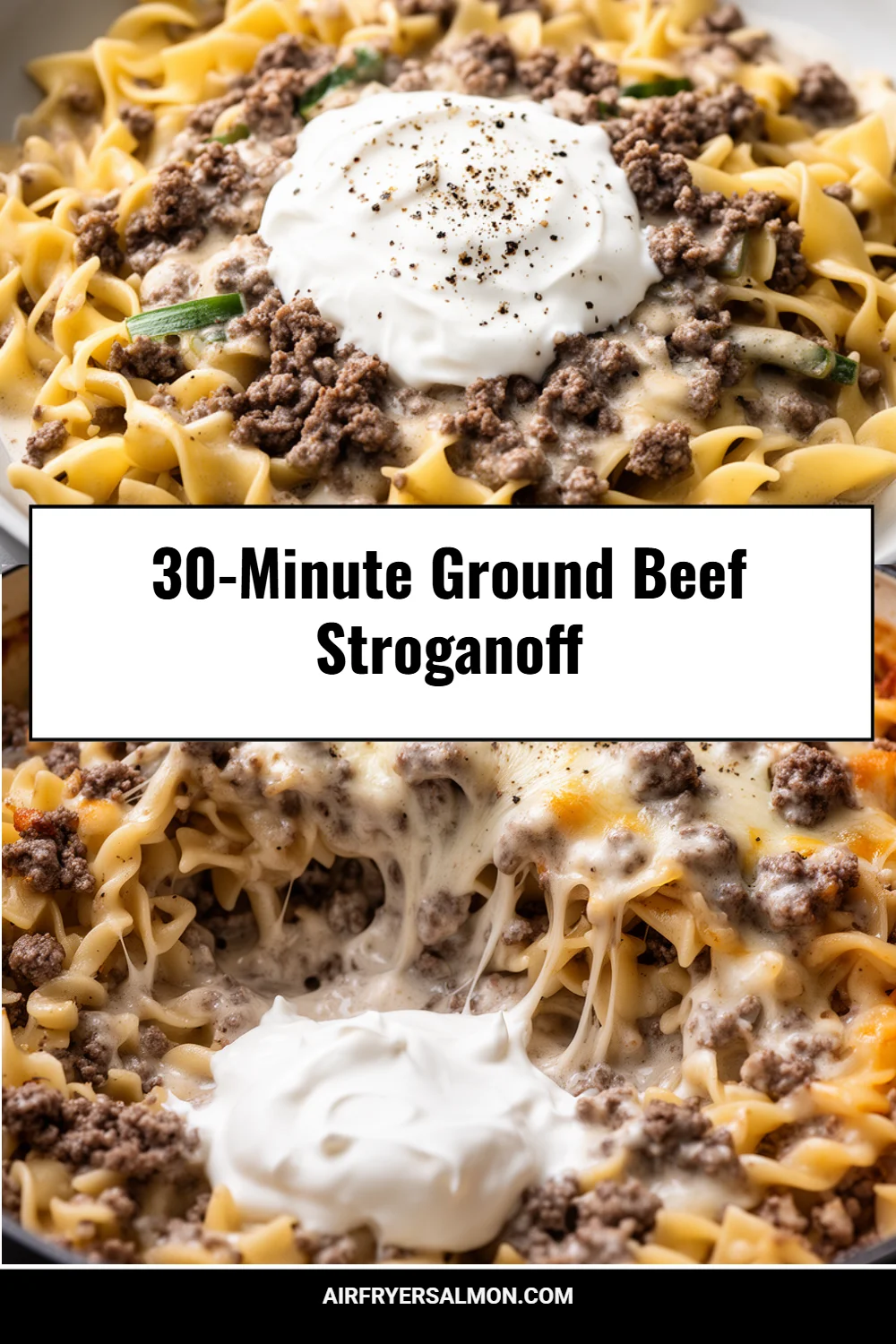 30-Minute Ground Beef Stroganoff