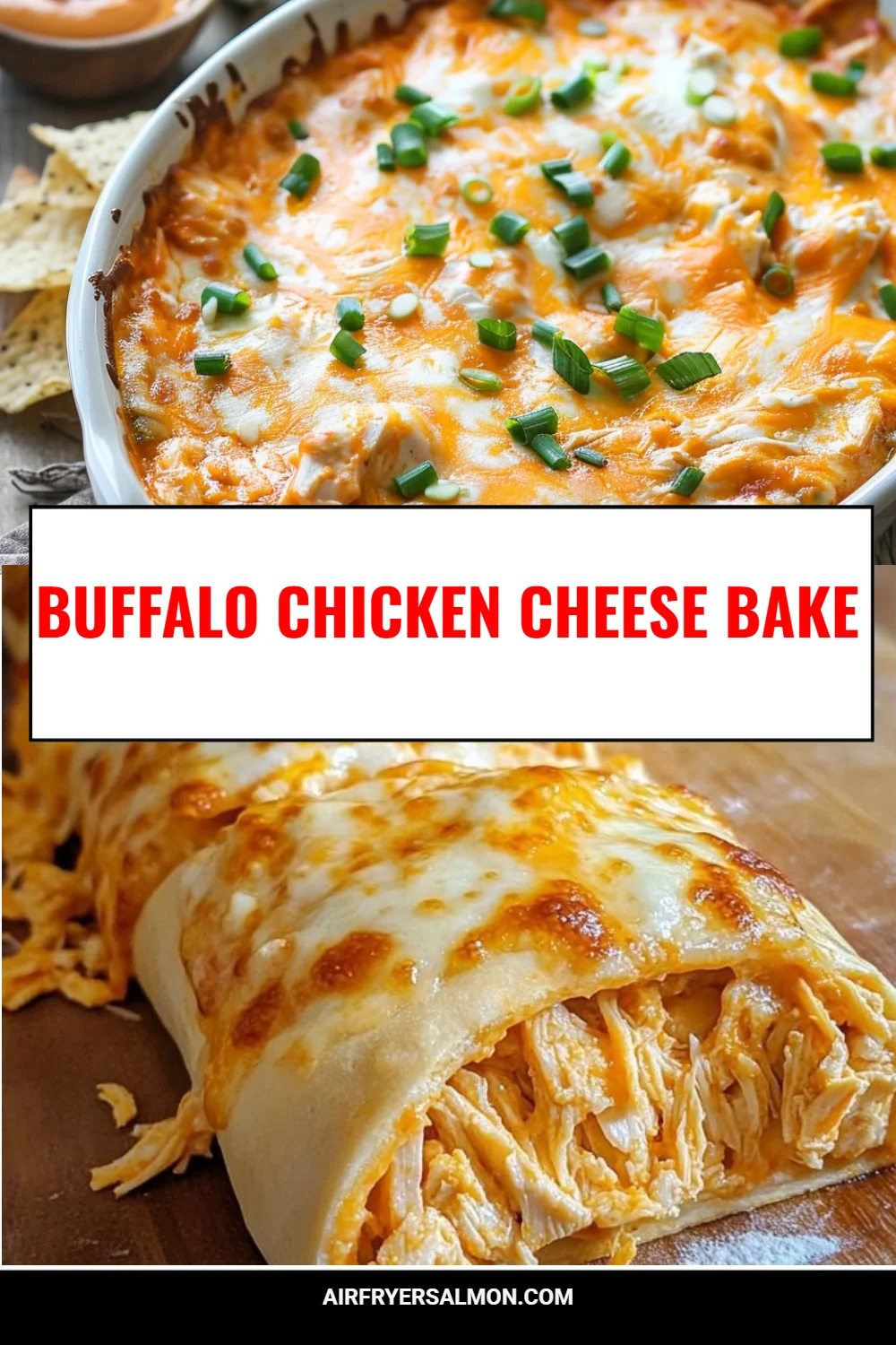Buffalo Chicken Cheese Bake