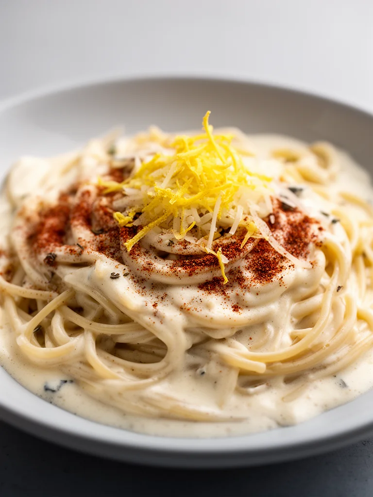 Delicious Cajun Alfredo Sauce with bold flavors for pasta dishes.