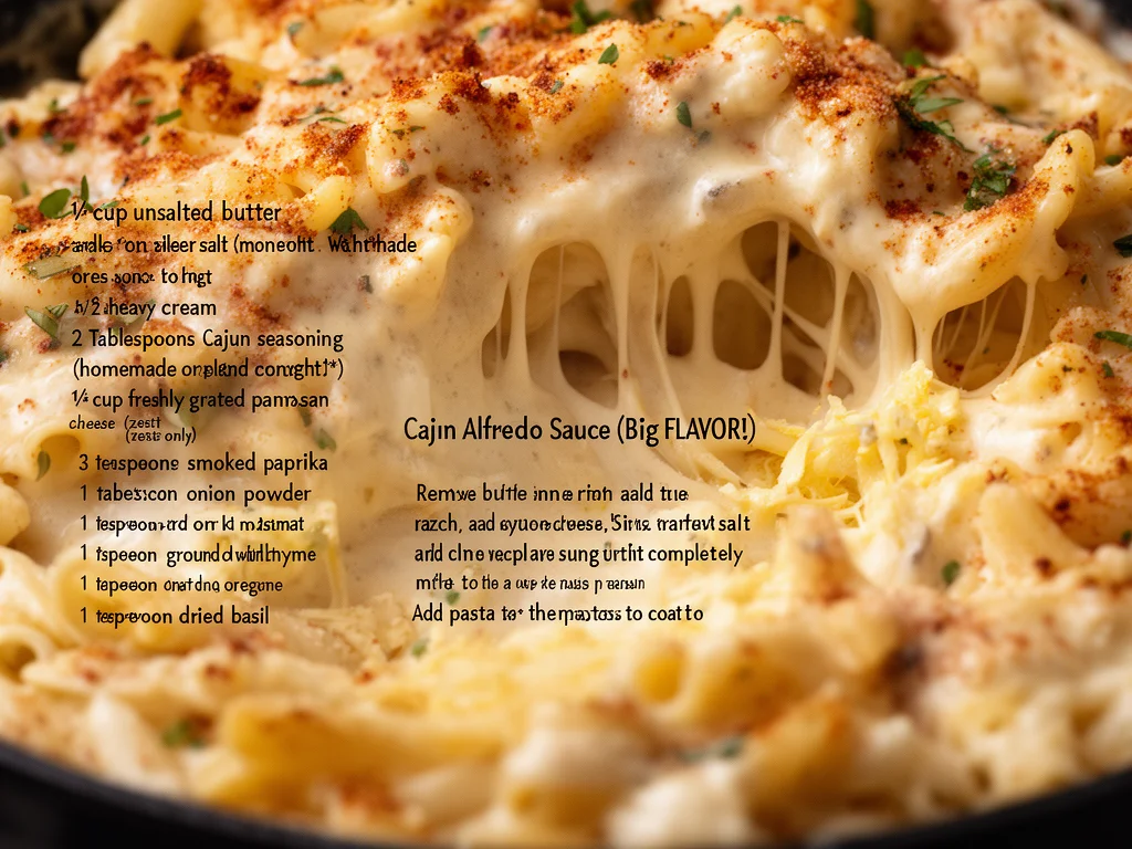 Cajun Alfredo Sauce (Big FLAVOR!)