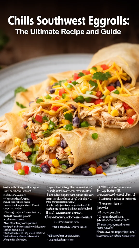 Chilis Southwest Eggrolls: The Ultimate Recipe and Guide