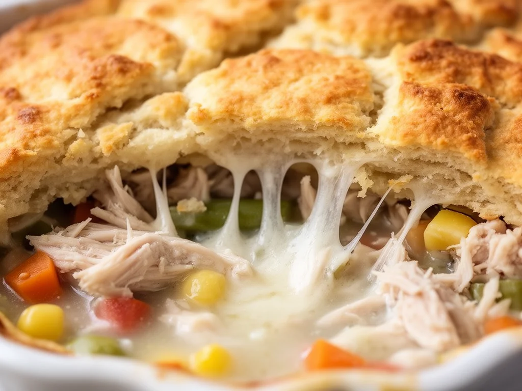 Easy and Delicious Chicken Pot Pie with Biscuits Recipe