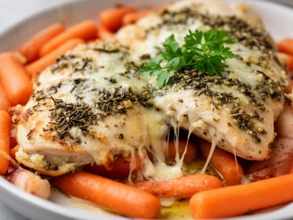 Garlic Herb Chicken & Carrot Plate