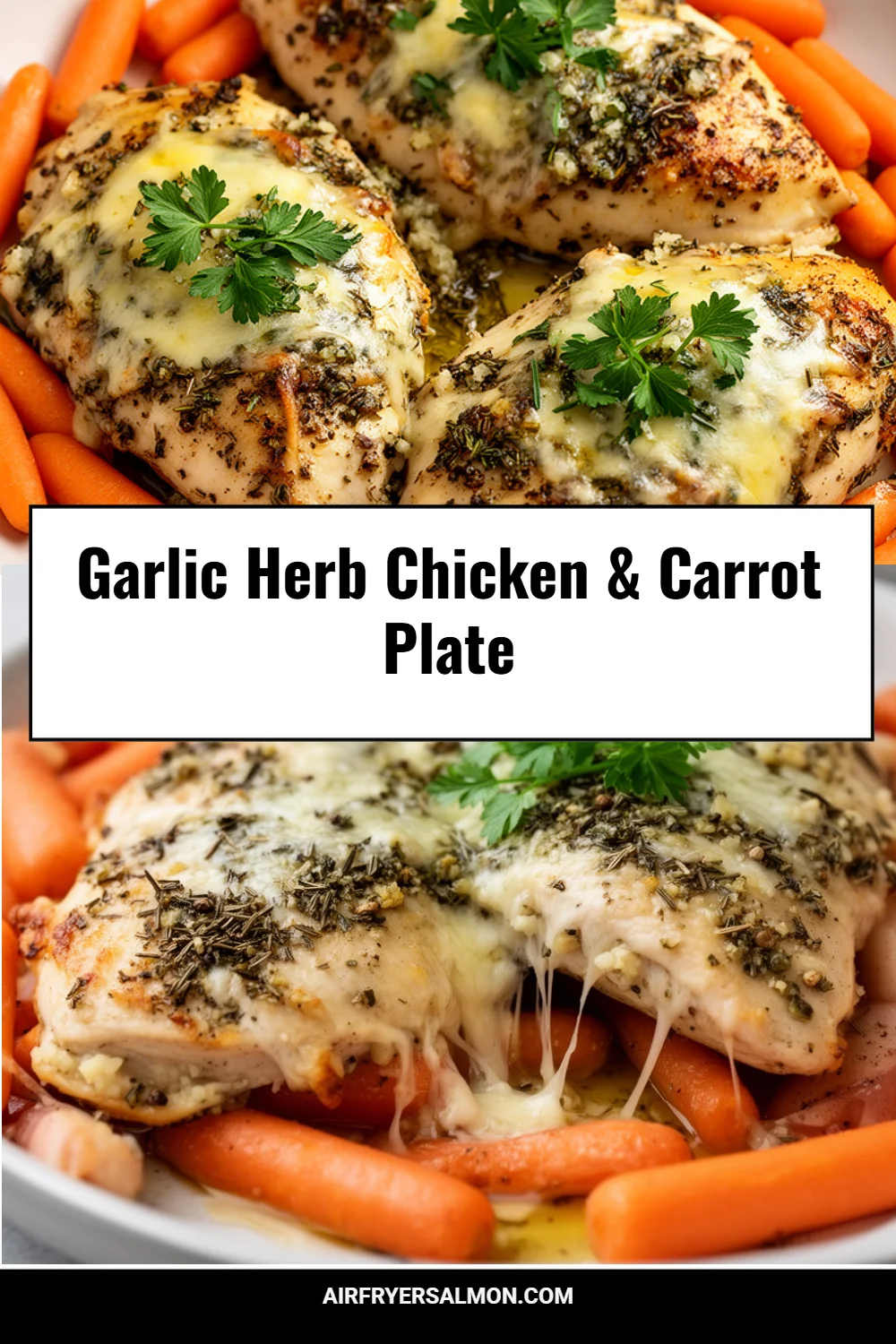 Garlic Herb Chicken & Carrot Plate