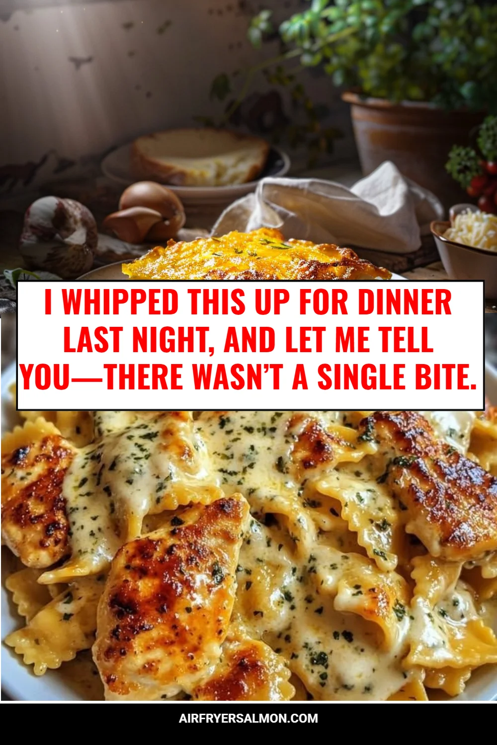 I whipped this up for dinner last night, and let me tell you—there wasn’t a single bite.