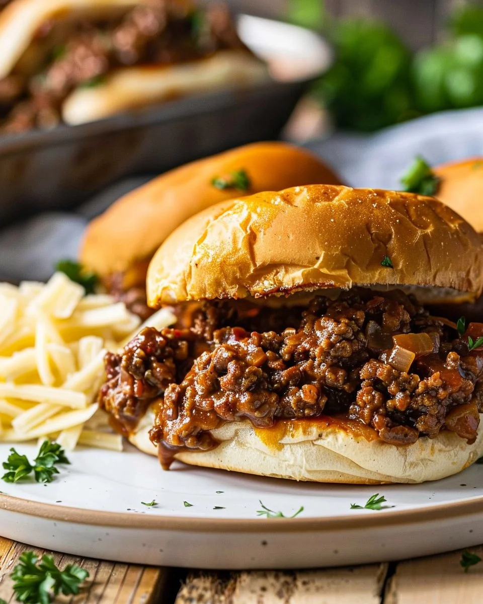 Irresistible French Onion Beef Sloppy Joes