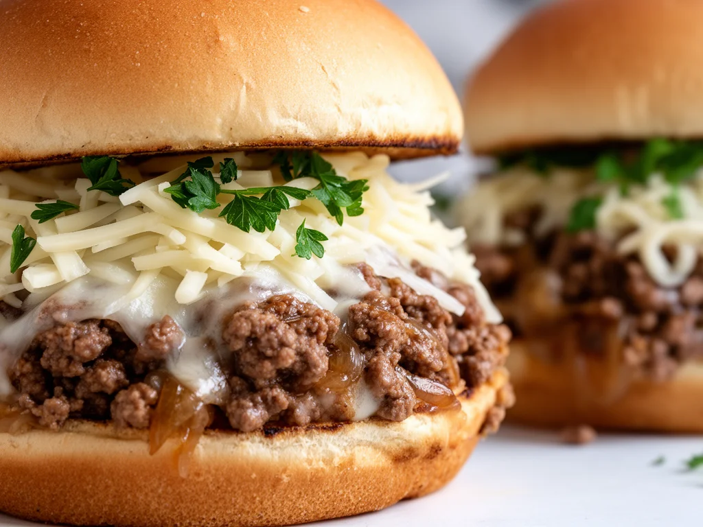 Irresistible French Onion Beef Sloppy Joes