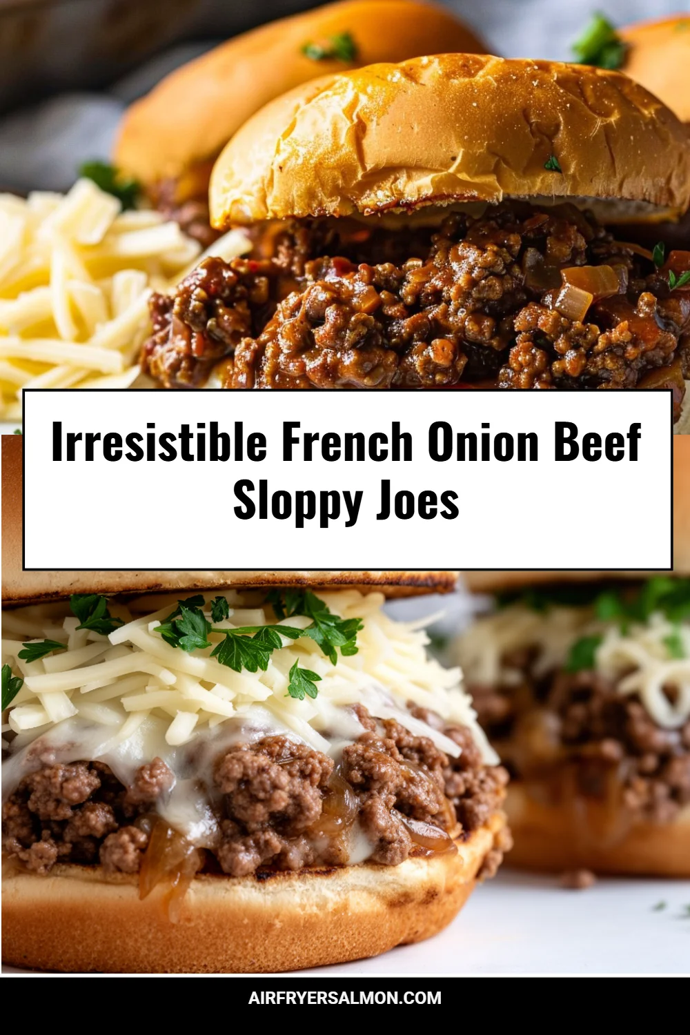 Irresistible French Onion Beef Sloppy Joes