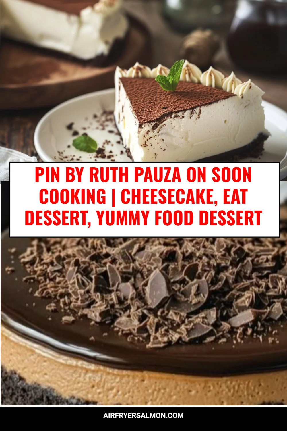 Pin by Ruth Pauza on Soon Cooking | Cheesecake, Eat dessert, Yummy food dessert