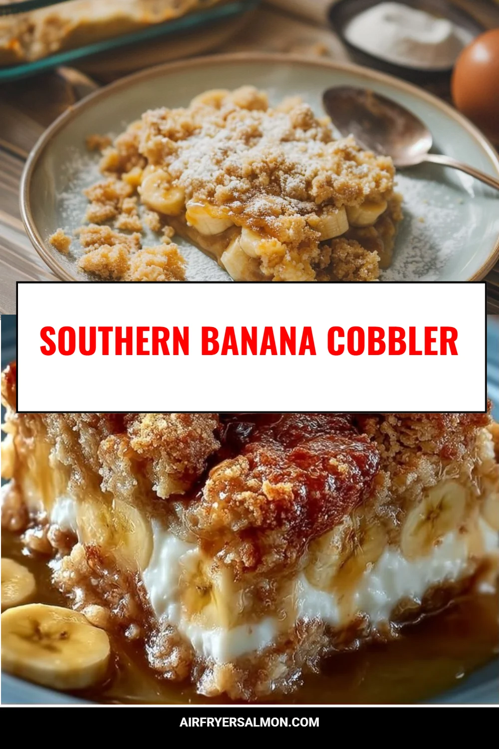 Southern Banana Cobbler