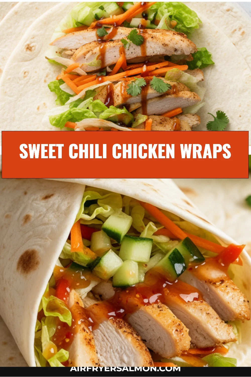 Sweet Chili Chicken Wraps